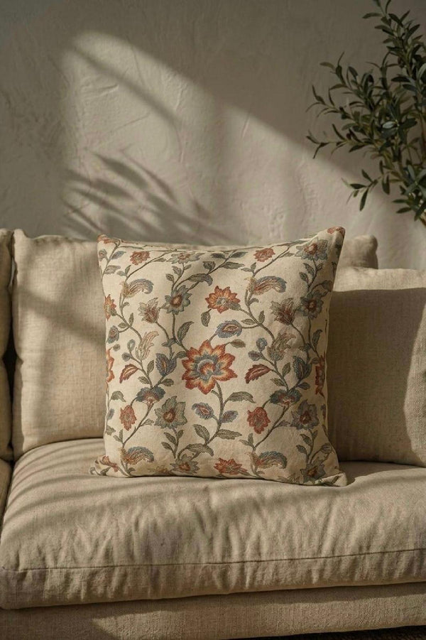 Su Yeşili Kanvas 45x45 Kırlent Kılıfı