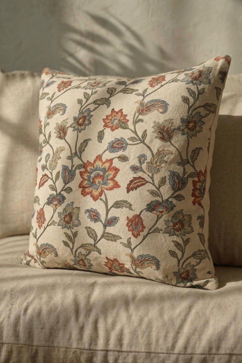 Su Yeşili Kanvas 45x45 Kırlent Kılıfı